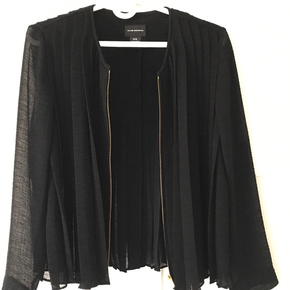 club monaco pleated jacket size M - Picture 2 of 3